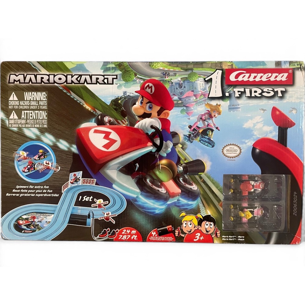 Carrera First Mario Kart Slot Car Race‎ Track Set Mario vs Peach 63024 20063024